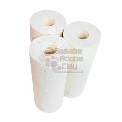 Poste  De Cordierita redondo 3" ,15 CM altura